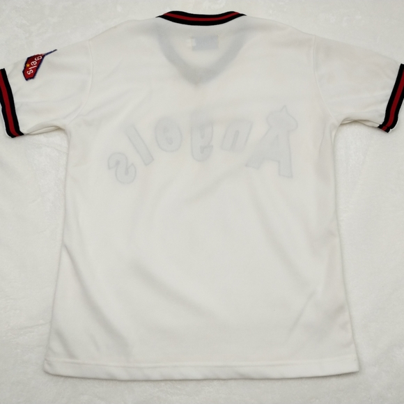 Alpha California Angels jersey original made in USA baseball v-neck pullover - Picture 2 of 14